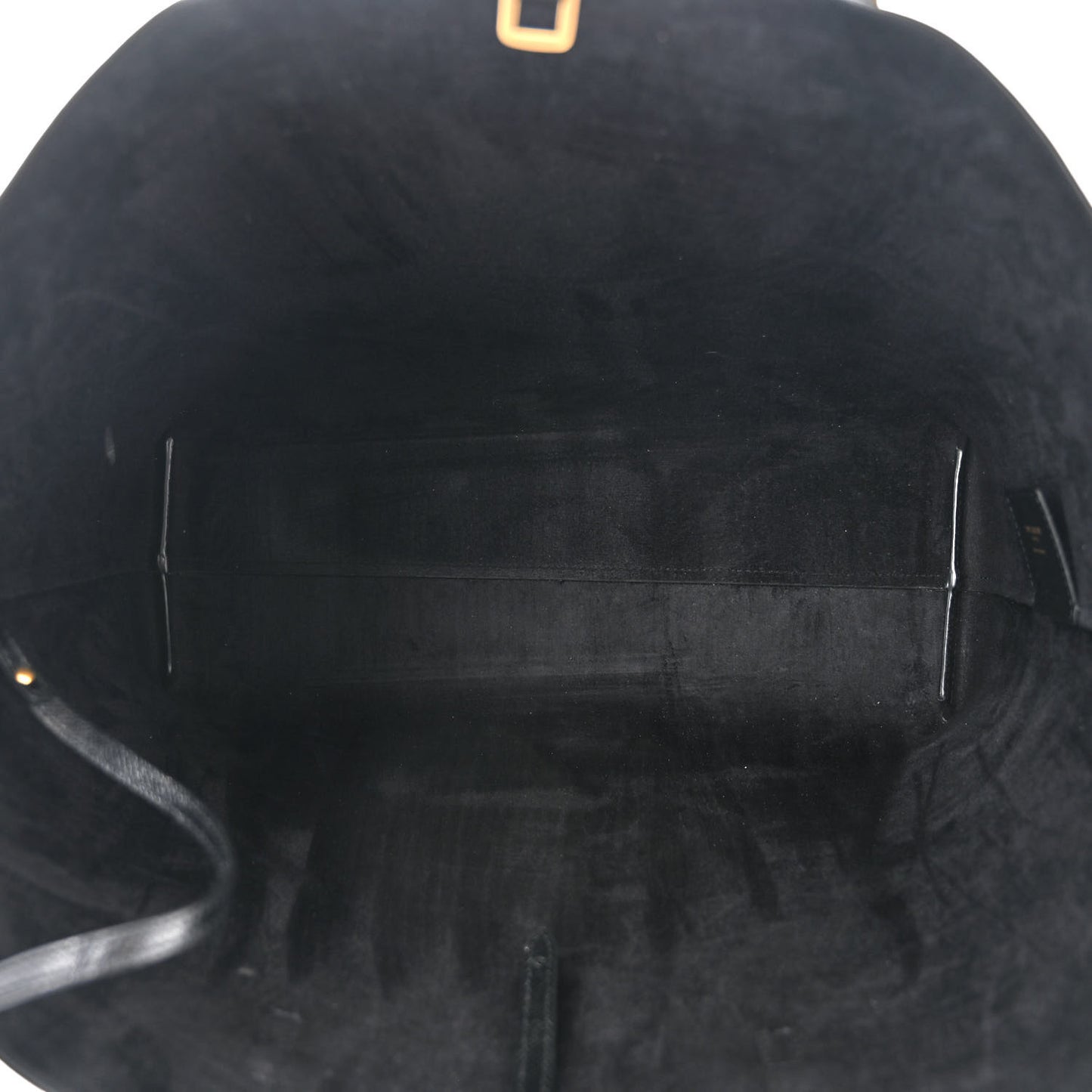 Calfskin Large Shopping Tote Black