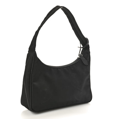Prada Tessuto Nylon Mini Re-Edition 2000 Bag Black 3 of 9