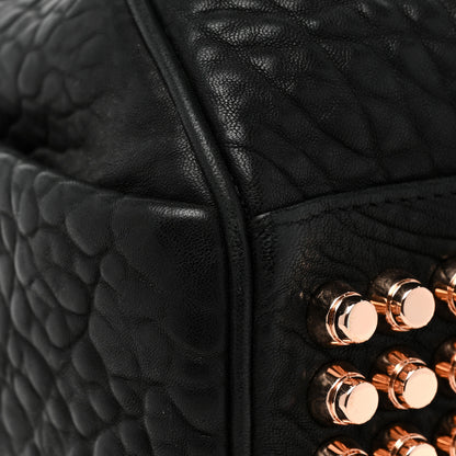 Alexander Wang Pebbled Lambskin Rockie Black Rose Gold Hardware 11 of 16