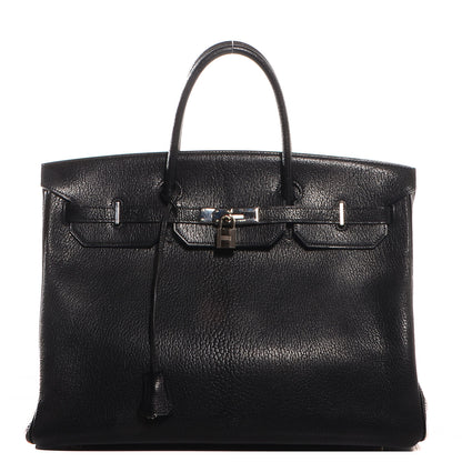 Hermes Chevre de Coromandel Birkin 40 Black 1 of 20