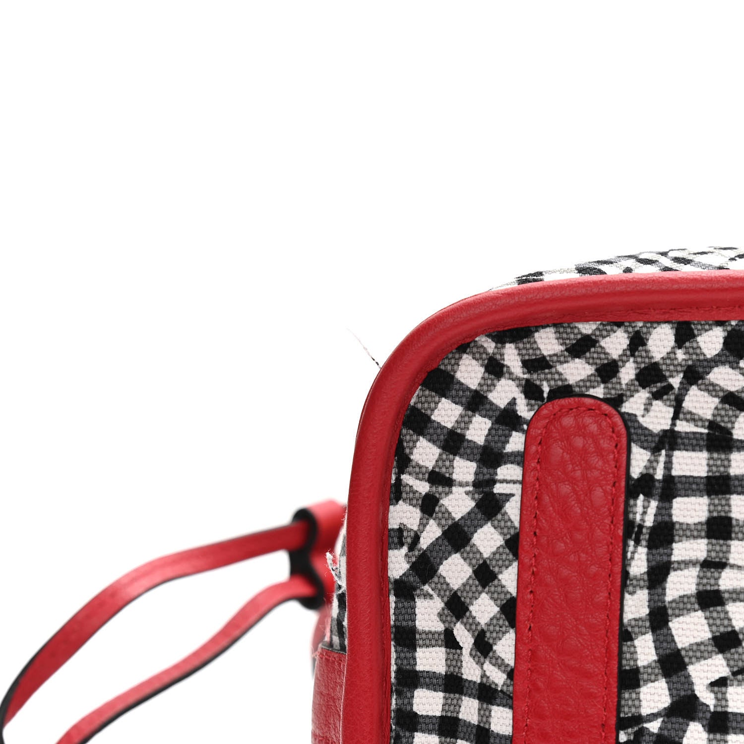 MCM Visetos Medium Liz Reversible Shopper Tote Ruby Red 16 of 16
