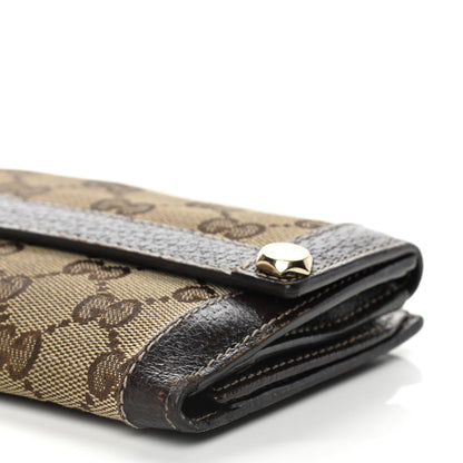 Gucci Crystal Monogram Continental Charmy Wallet Brown 6 of 13