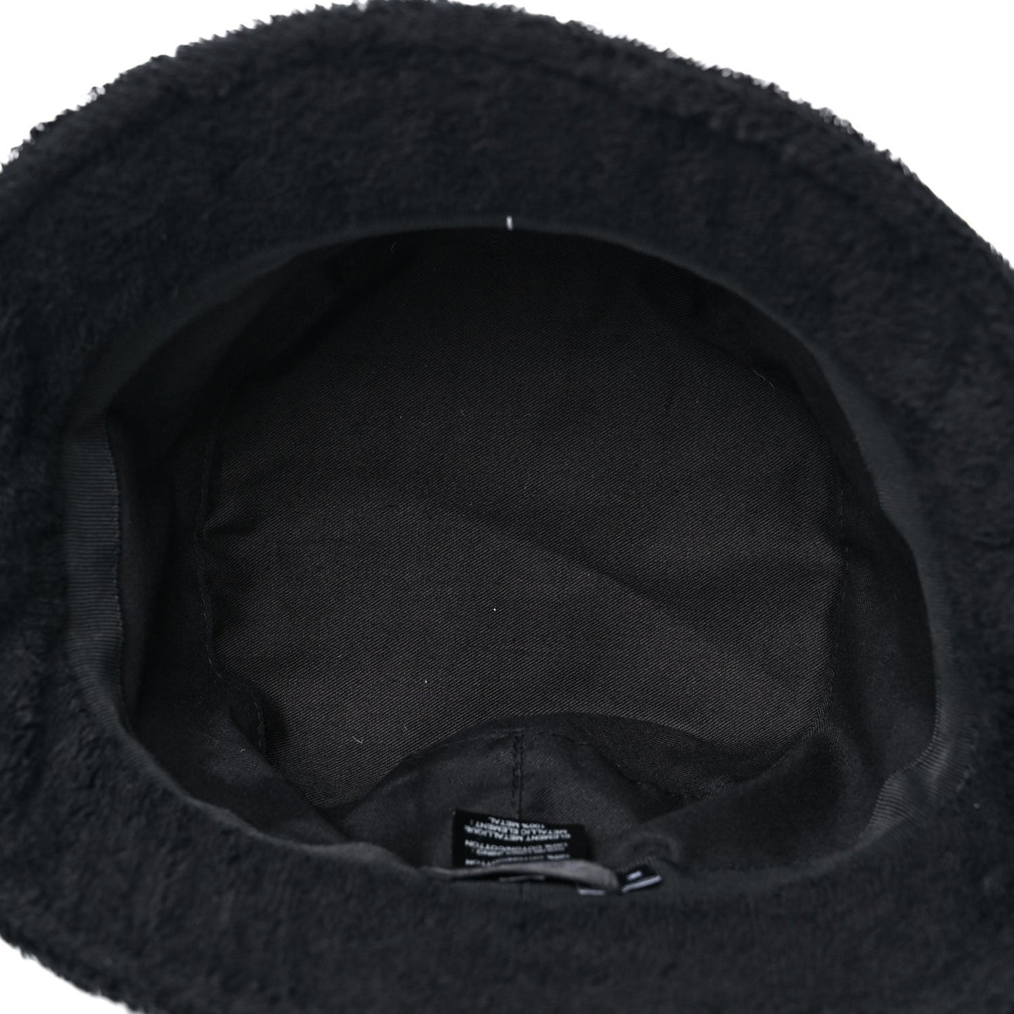 Terry Cloth CC Bucket Hat M Black