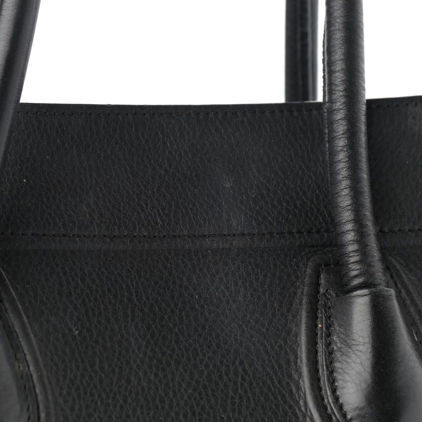 Supple Calfskin Medium Phantom Luggage Black