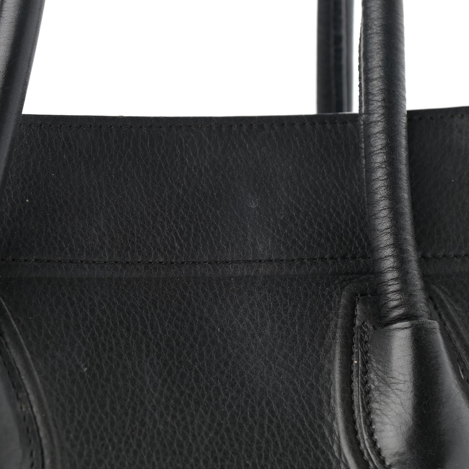 Celine Supple Calfskin Medium Phantom Luggage Black 18 of 22