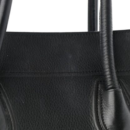 Celine Supple Calfskin Medium Phantom Luggage Black 18 of 22