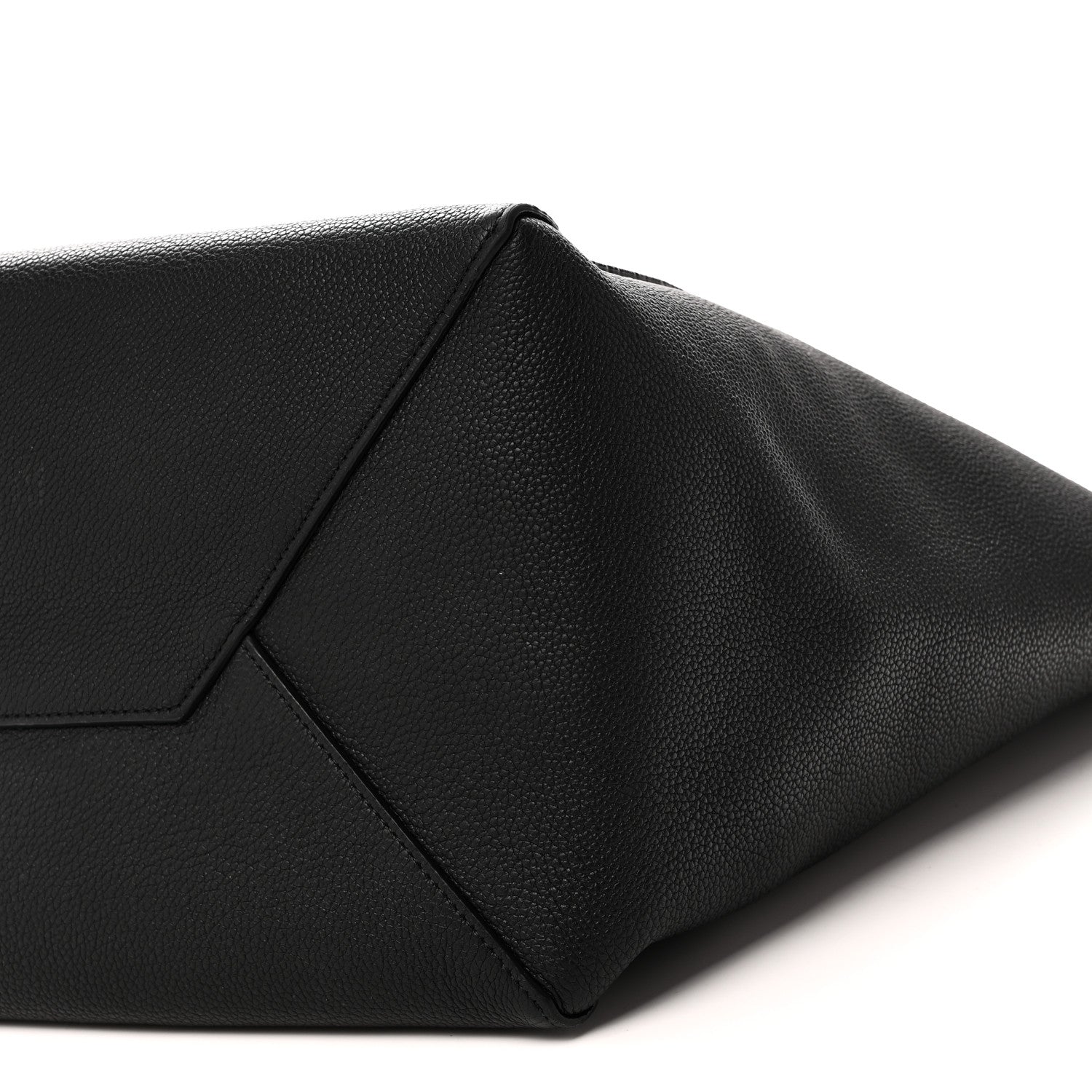 Celine Soft Grained Calfskin Medium Belt Cabas Phantom Black 10 of 10