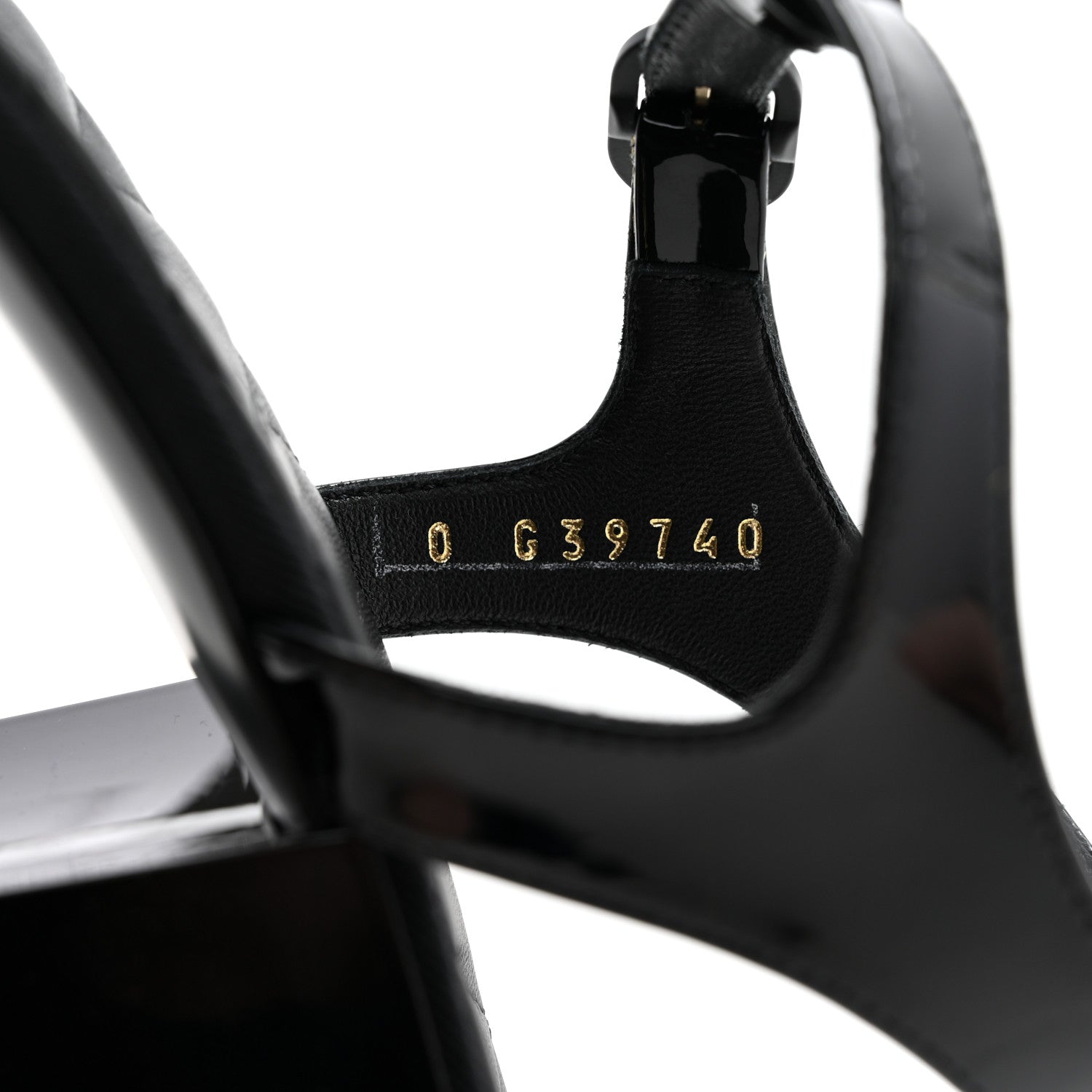 Chanel Patent CC Logo Thong Sandals 39.5 Black 9 of 10