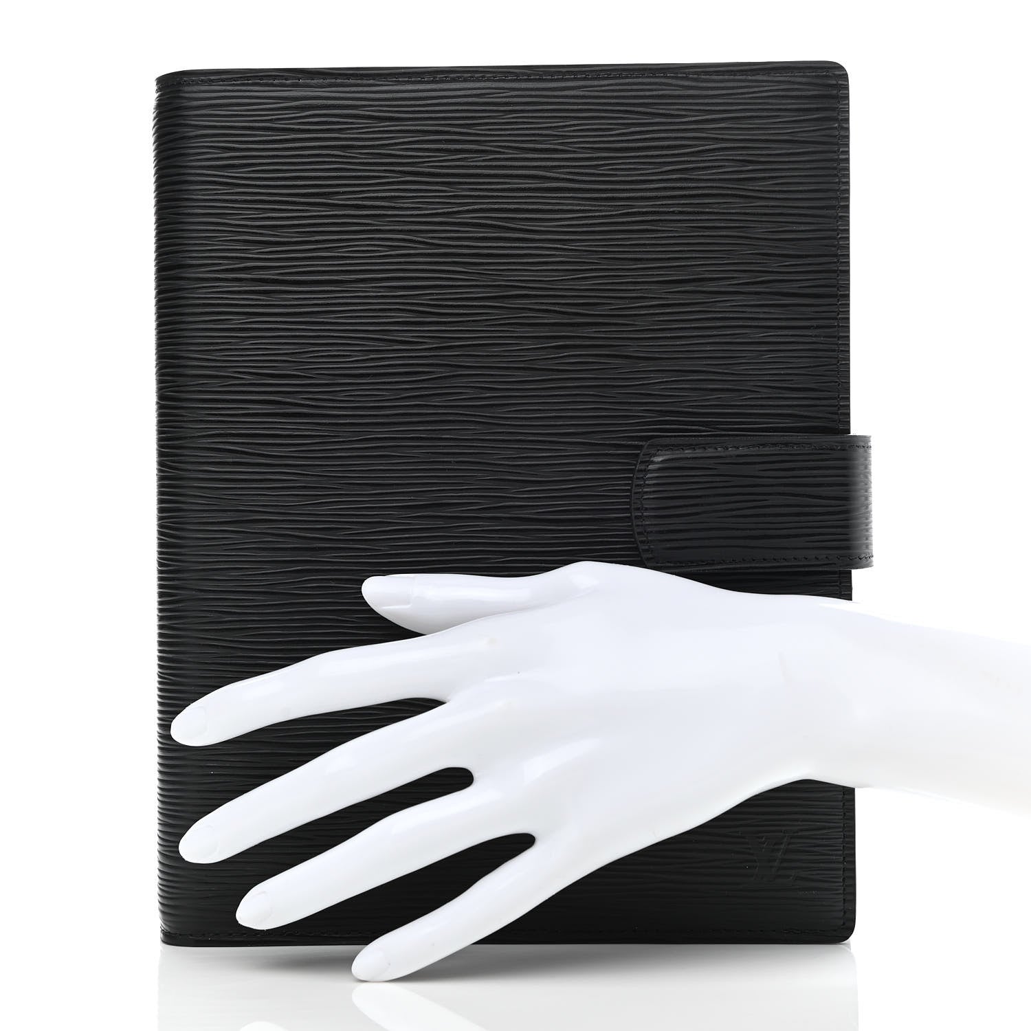 Louis Vuitton Epi Large Ring Agenda Cover Black 2 of 8