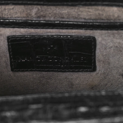 Nancy Gonzalez Crocodile Crossbody Bag Black 6 of 9