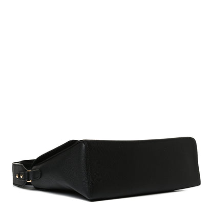 Burberry Grainy Calfskin Vintage Check Note Crossbody Bag Black 4 of 10