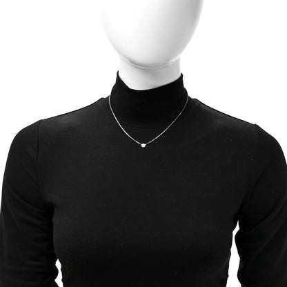 Cartier 18K Yellow Gold Diamond LM D'Amour Pendant Necklace 2 of 6