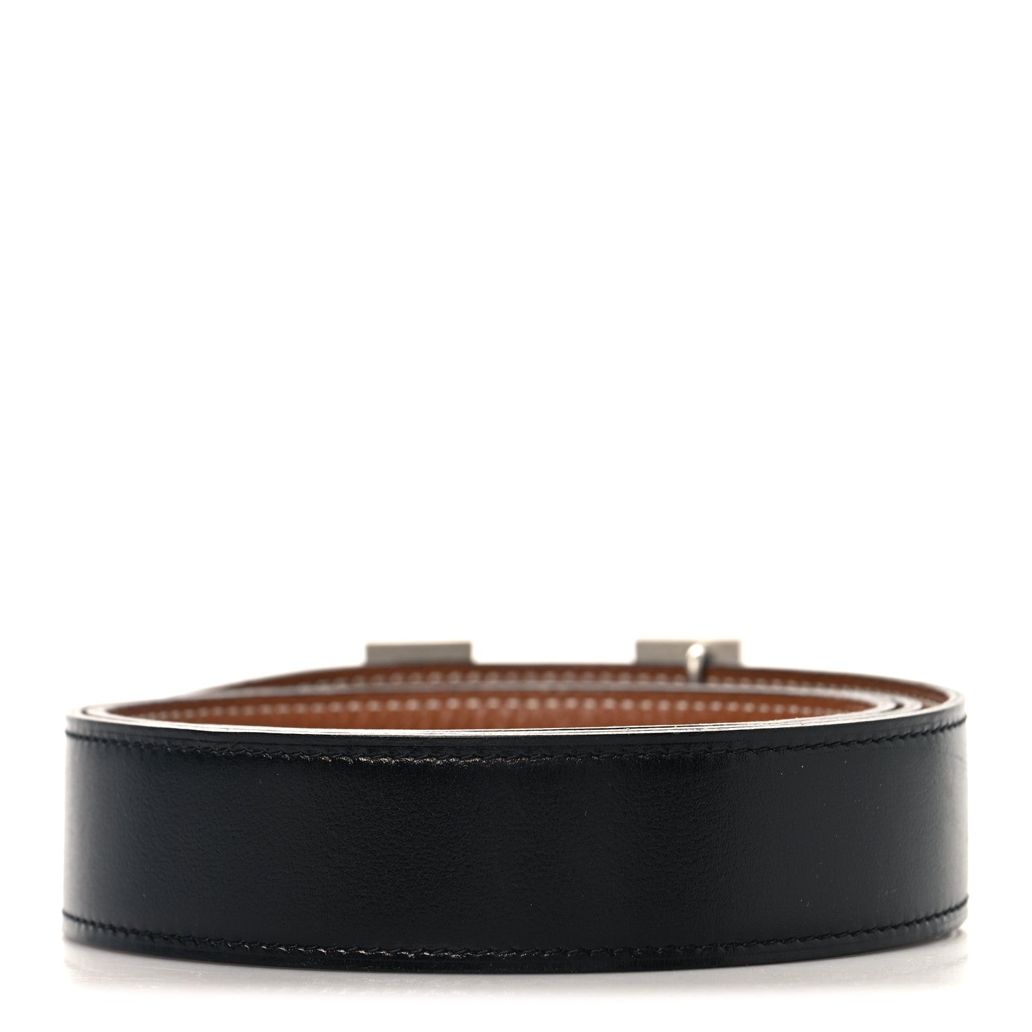 Hermes Box Togo 32mm H Belt 90 36 Black Gold 2 of 5