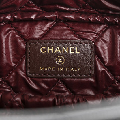 Chanel Caviar Quilted Curvy Pouch Cosmetic Case Black 6 of 8