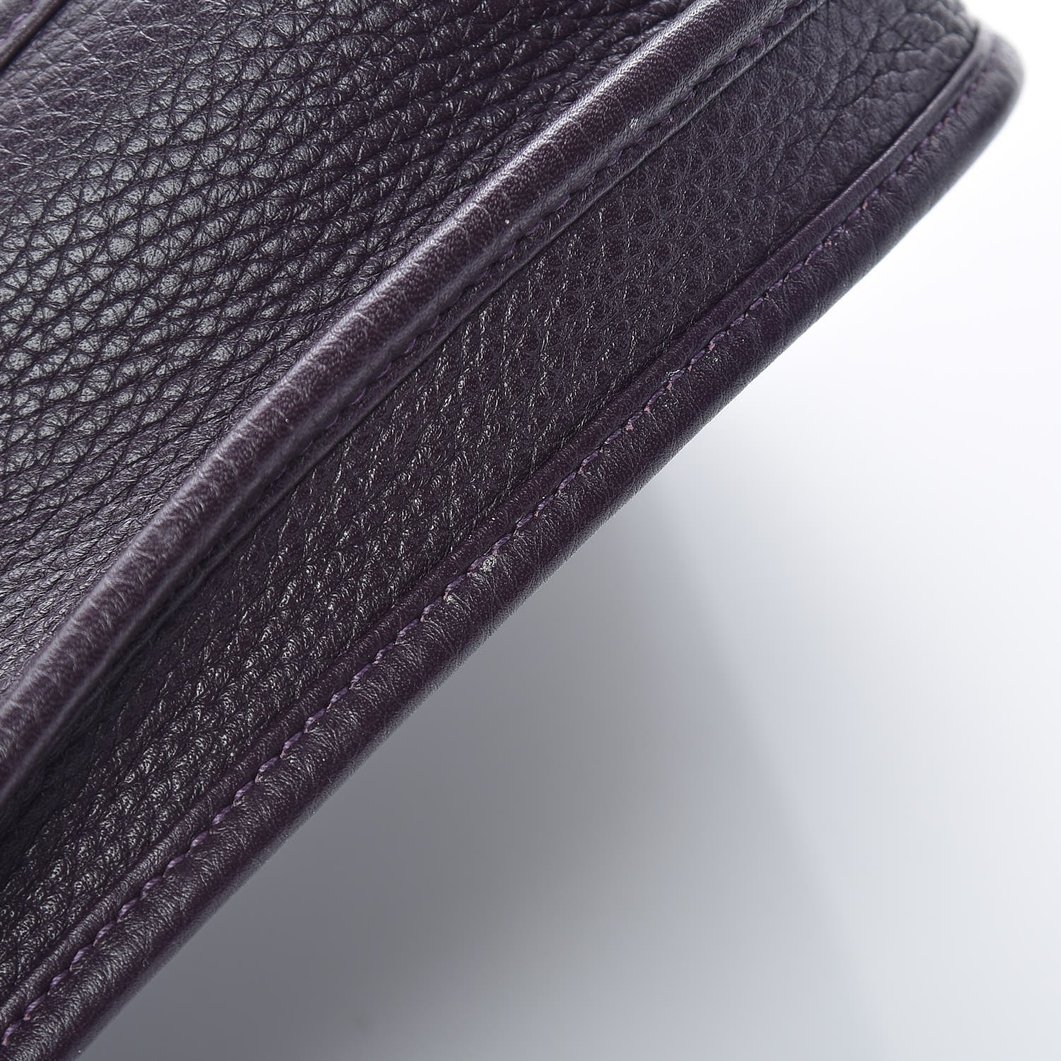 Hermes Taurillon Clemence Evelyne III PM Raisin 10 of 10