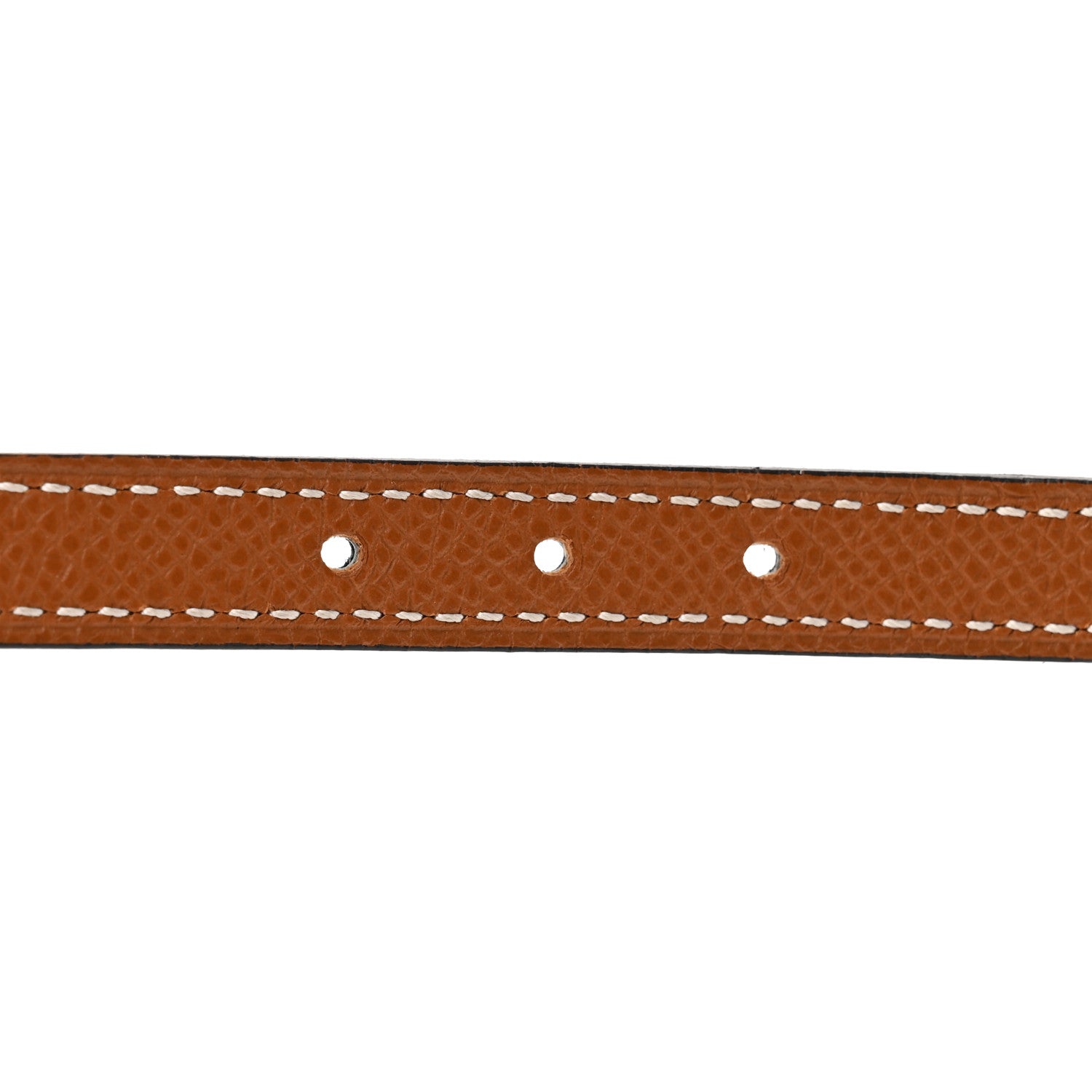 Hermes Epsom Swift 13mm Belt Strap 75 Gold Black 5 of 6