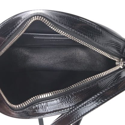 Saint Laurent Calfskin Lizard Embossed Le 61 Camera Bag Black 4 of 4