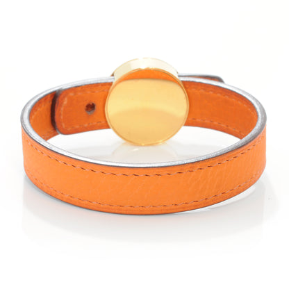 Hermes Chamonix Looping Interchangeable Bracelet Orange and Black 3 of 9