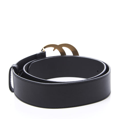 Gucci Calfskin Double G 40mm Belt 80 32 Black 2 of 5