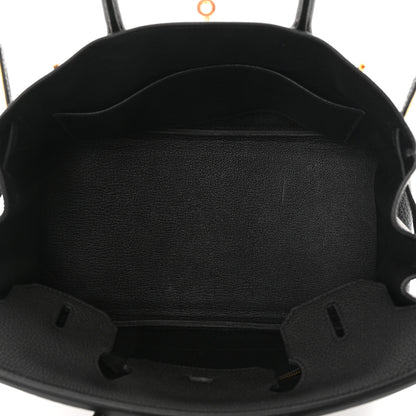 Hermes Togo Birkin 30 Black 5 of 9