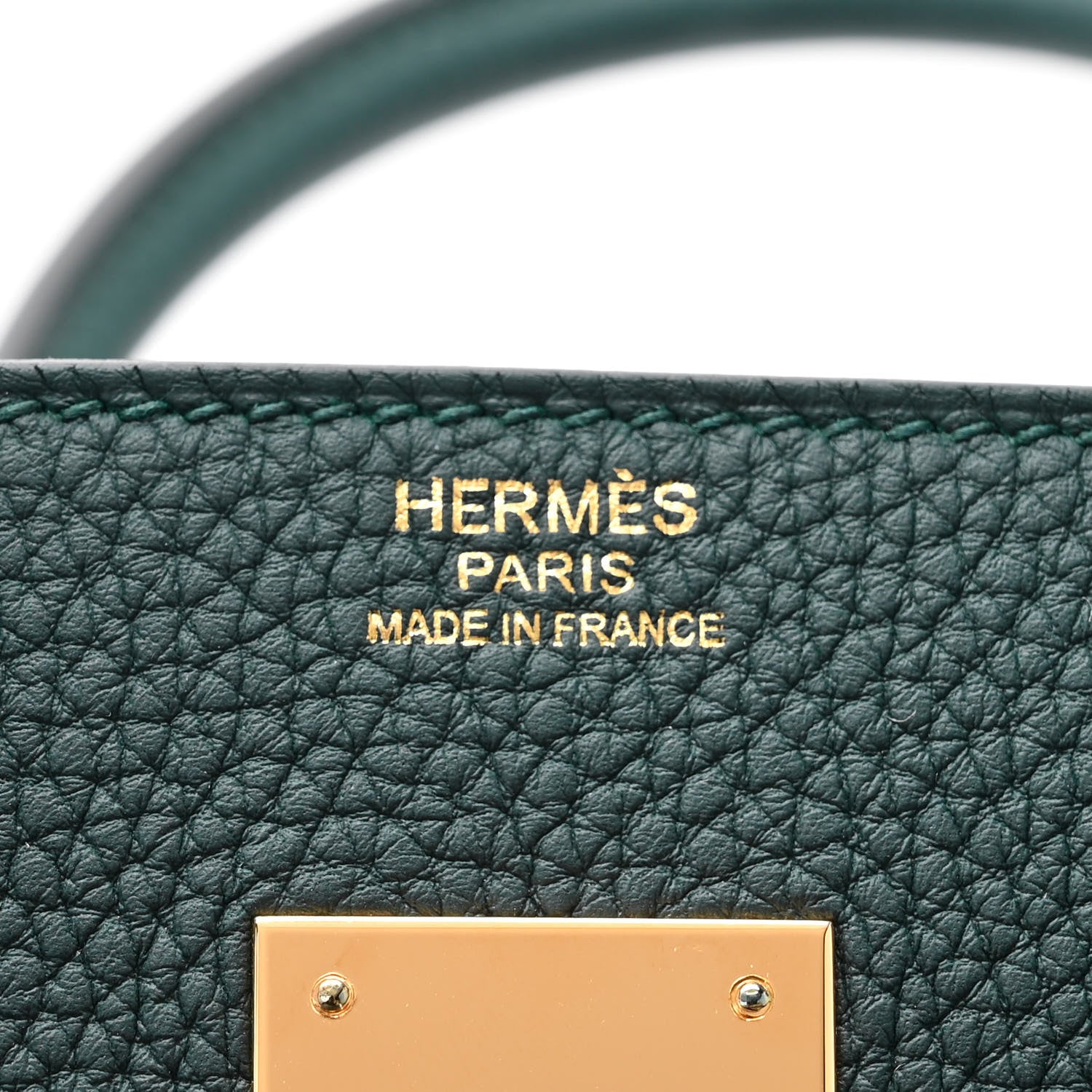 Hermes Togo Birkin 30 Vert Cypress 6 of 11