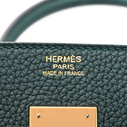 Hermes Togo Birkin 30 Vert Cypress 6 of 11