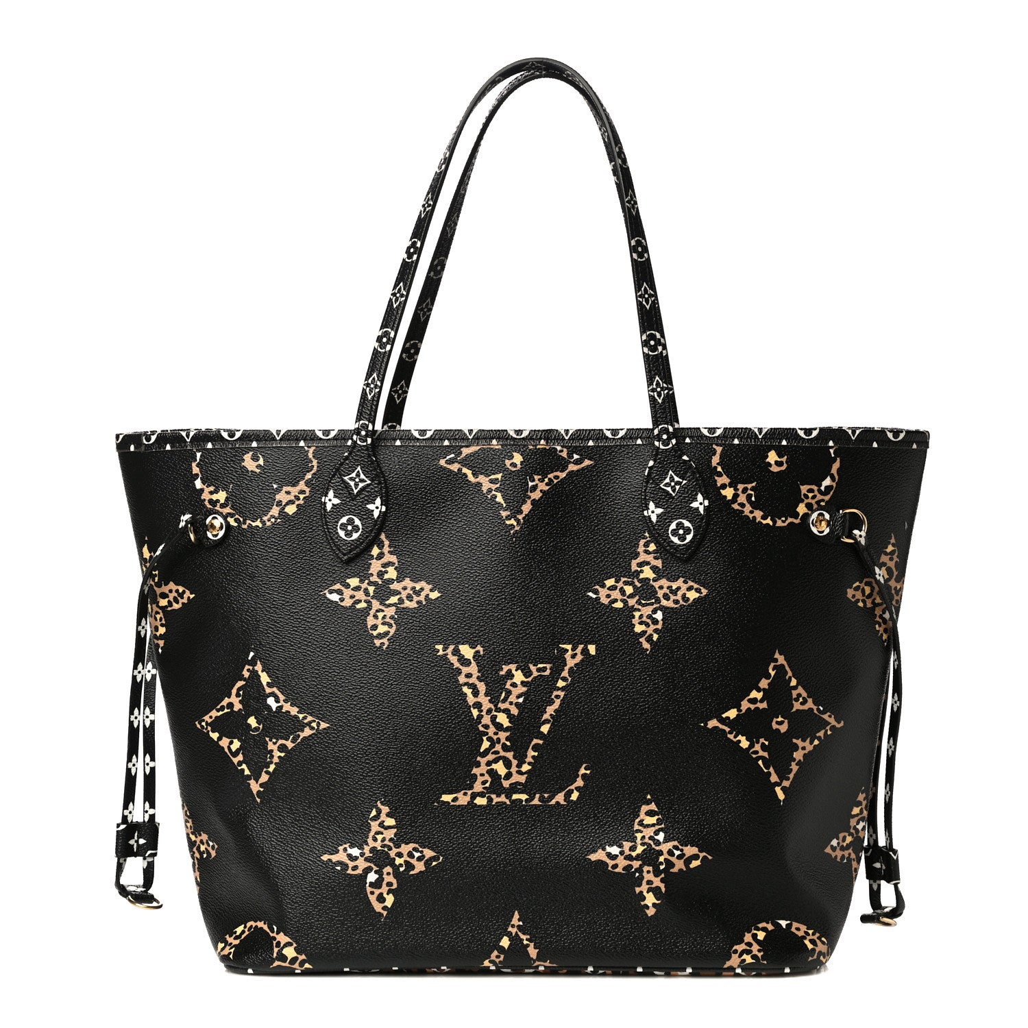 Louis Vuitton Monogram Giant Jungle Neverfull MM Black 3 of 14