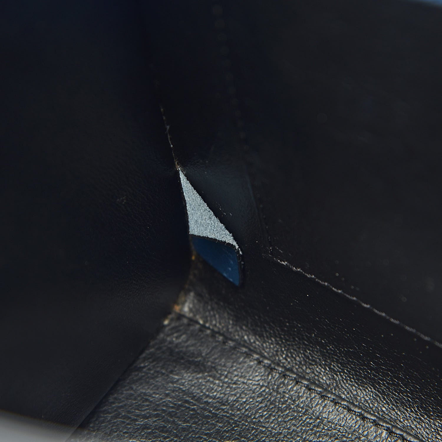 Celine Smooth Calfskin Nano Luggage Ocean Blue 7 of 19