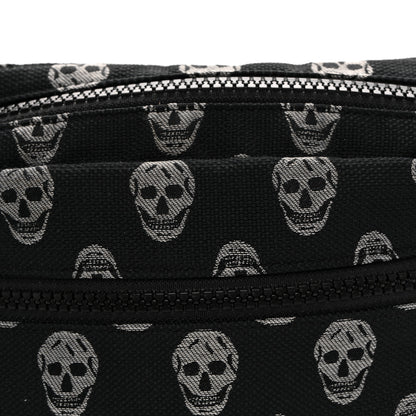 Alexander McQueen Jacquard Skull Belt Bag Black White 7 of 10