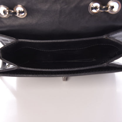 Chanel Calfskin Stitched Small Crossbody Flap Black 5 of 11