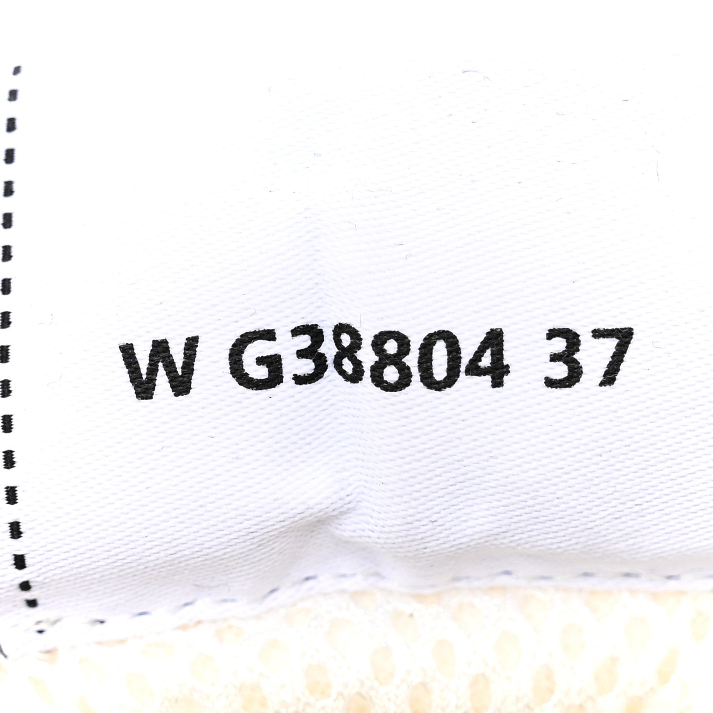 Suede Fabric Grained Calfskin Womens CC High Top Sneakers 37 White Navy