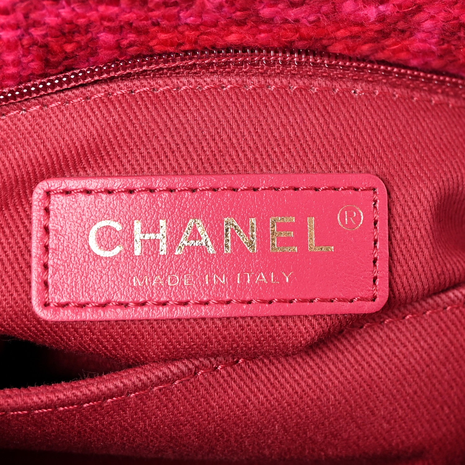 Chanel Tweed Mini Coco Handle Flap Fuchsia 6 of 10