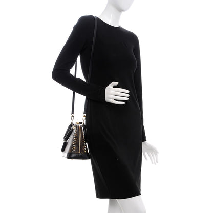 Louis Vuitton Monogram Macassar Studded Alma BB 2 of 7