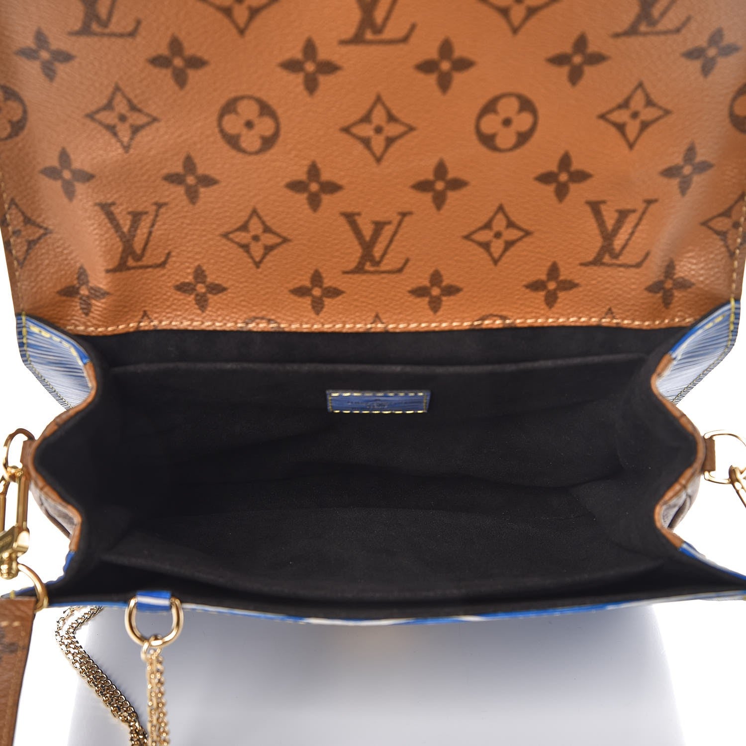 Louis Vuitton Epi Reverse Monogram Pochette Metis Denim Light 5 of 7
