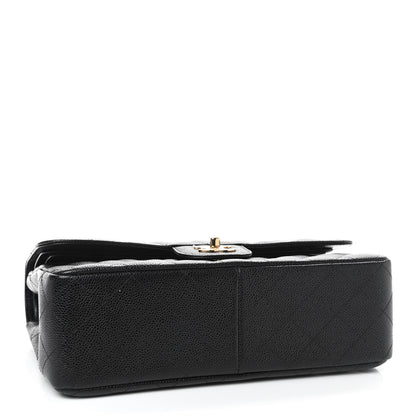 Chanel Caviar Quilted Jumbo Double Flap Black 3 of 9