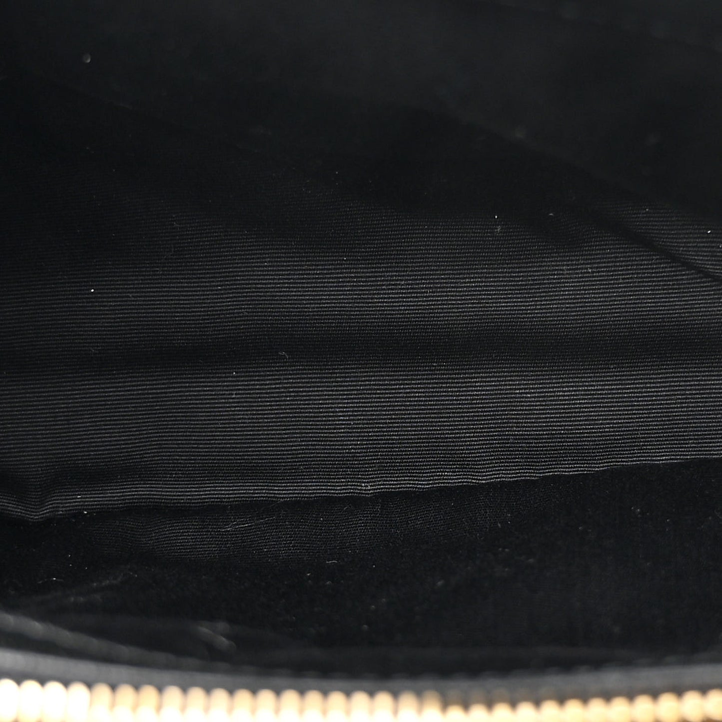 Sheepskin Matelasse Chevron Monogram Medium College Bag Black