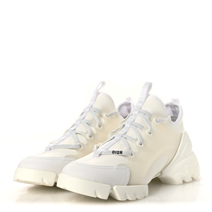 Christian Dior Technical Fabric Rubber Womens D-Connect Sneakers 39.5 White 4 of 11