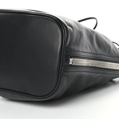 Balenciaga Veau Papier Plate Small Bucket Bag Black 10 of 10