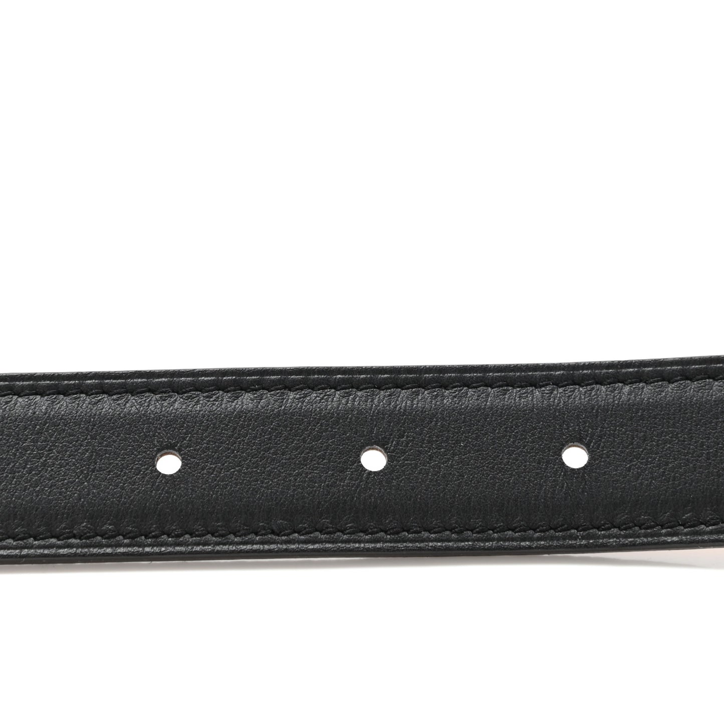 Swift Epsom 24mm Mini Constance Guilloche H Belt 90 Black Gold