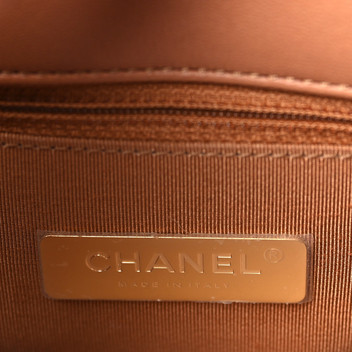 Lambskin Quilted Medium Chanel 19 Flap Brown