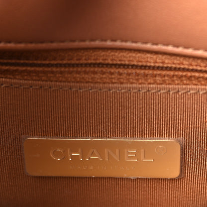 Chanel Lambskin Quilted Medium Chanel 19 Flap Brown 6 of 9