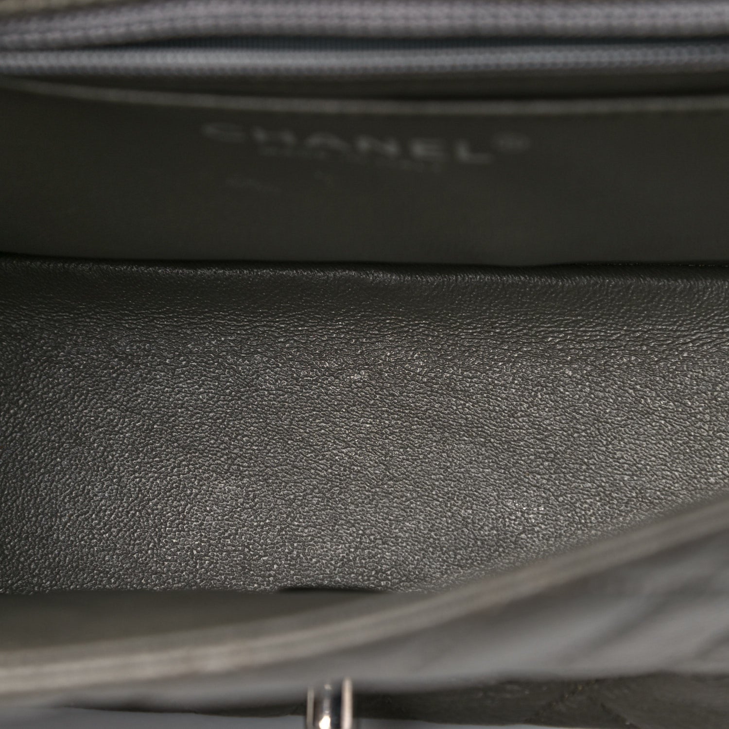 Chanel Caviar Quilted Mini Square Flap Dark Charcoal 14 of 16
