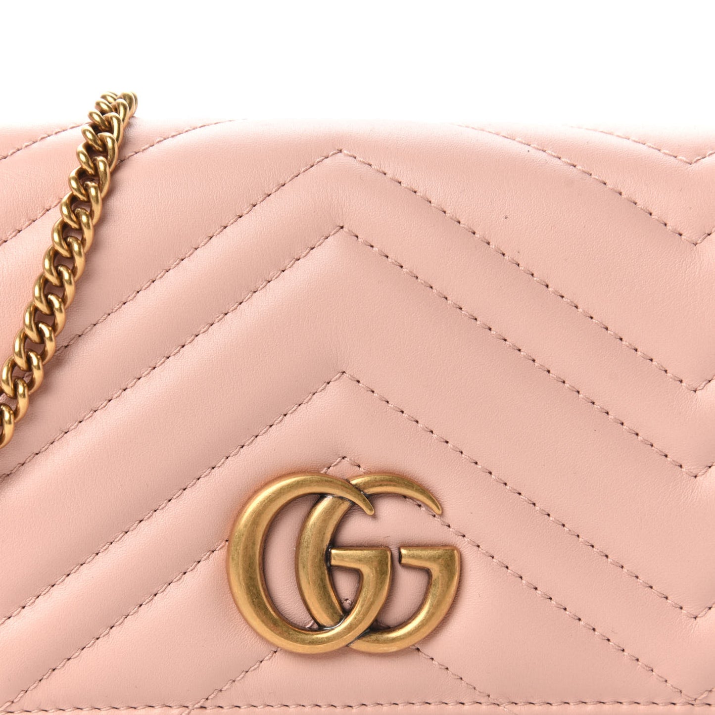 Calfskin Matelasse GG Marmont Mini Bag Perfect Pink