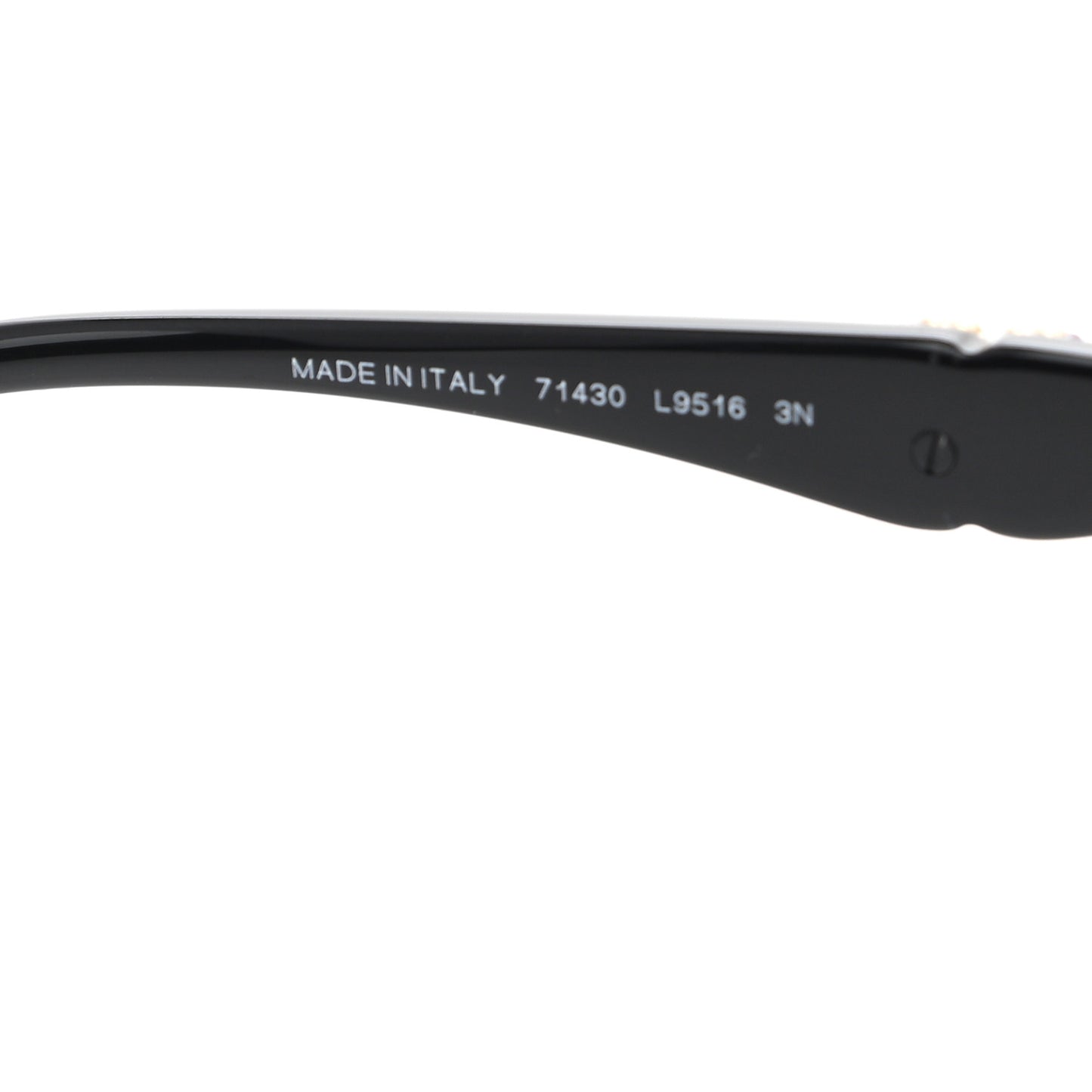 Metal Strass Round Sunglasses 71430 Gold