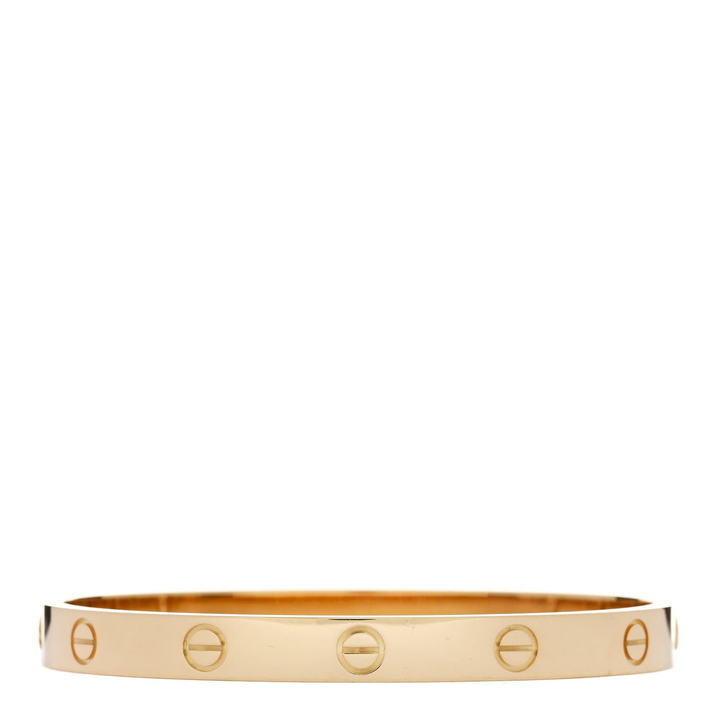 18K Yellow Gold LOVE Bracelet 17
