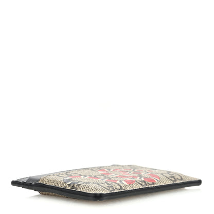 Gucci GG Supreme Monogram Kingsnake Card Holder Beige Black 4 of 7
