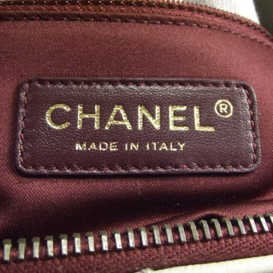 Chanel Lambskin Classic Jumbo Flap Zip Top Tote 2011 Stone 8 of 10