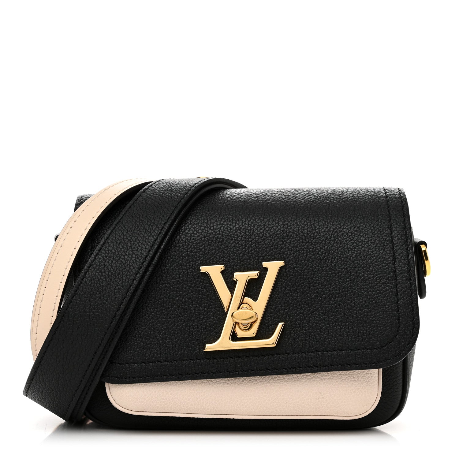 Louis Vuitton Grained Calfskin Lockme Tender Black 1 of 10