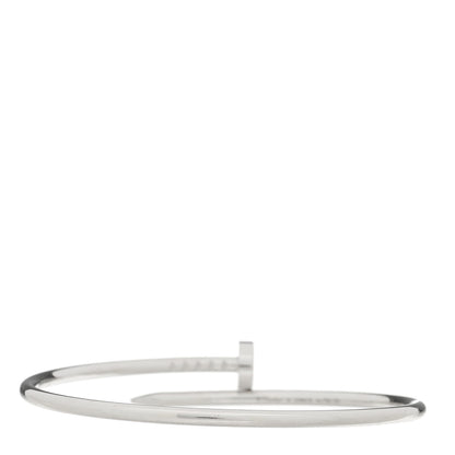 Cartier 18K White Gold Small Juste Un Clou Bracelet 16 3 of 5