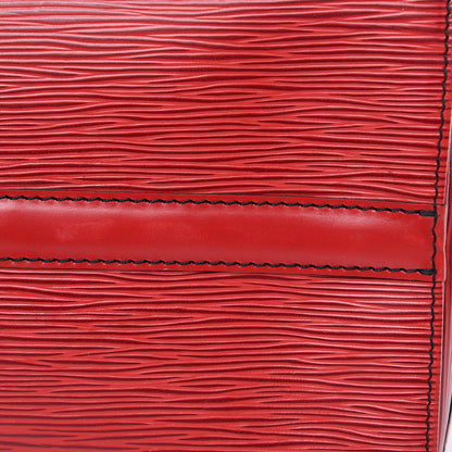 Louis Vuitton Epi Speedy 30 Castillan Red 12 of 15